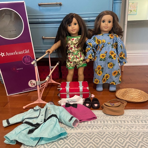 American Girl Dolls Grace and Rebecca